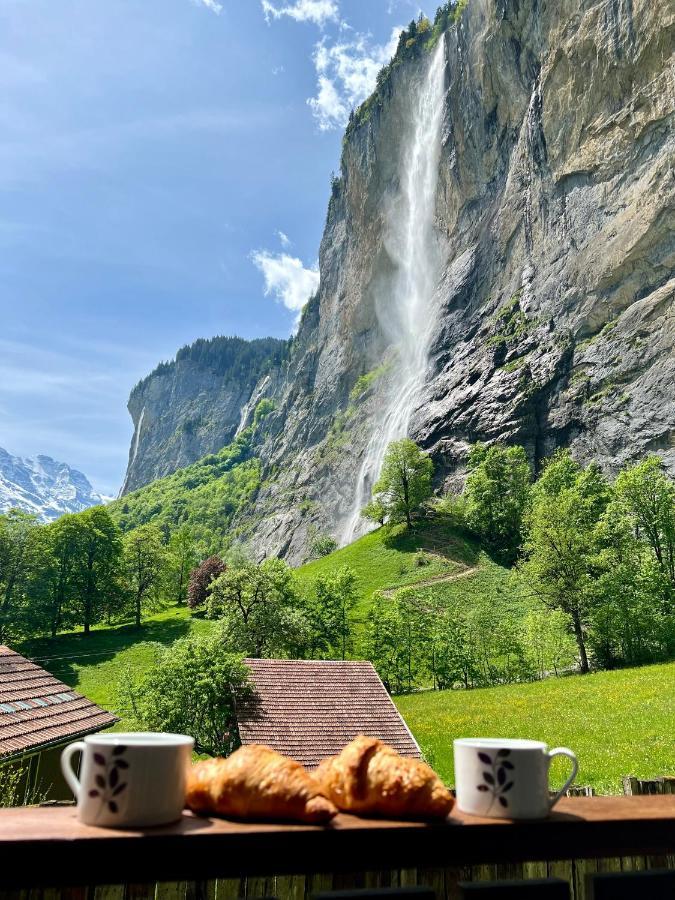Breathtaking Waterfall Apartment Nr.2 Лаутербруннен Экстерьер фото