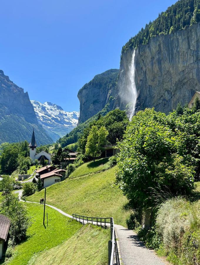 Breathtaking Waterfall Apartment Nr.2 Лаутербруннен Экстерьер фото